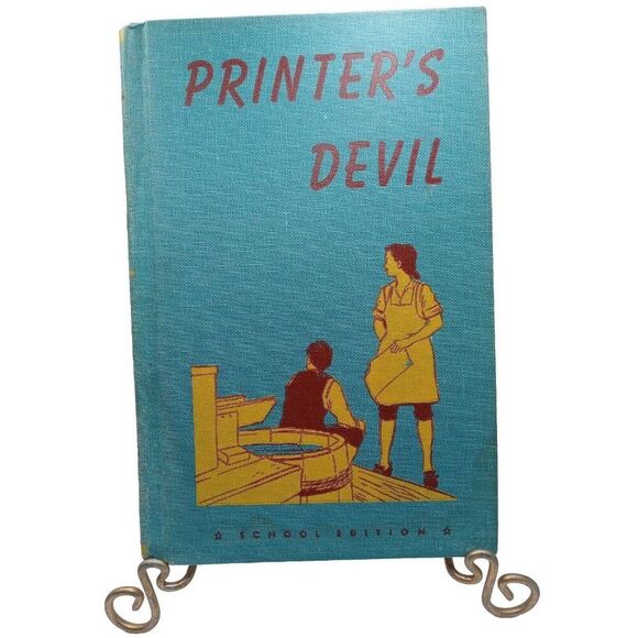 Printer's Devil, Emma Gelders Sterne, 1952, Aladdin Books, 1st Edition, Vintage - Picture 1 of 9
